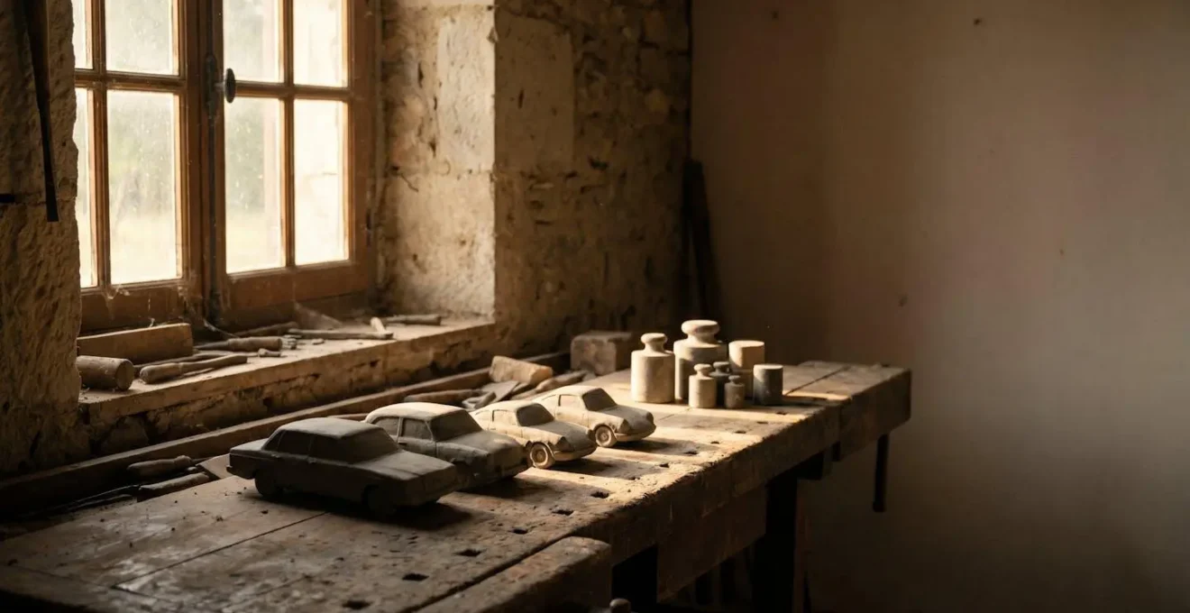 Mise en scene symbolique de la hierarchisation des criteres d'achat automobile dans un garage francais